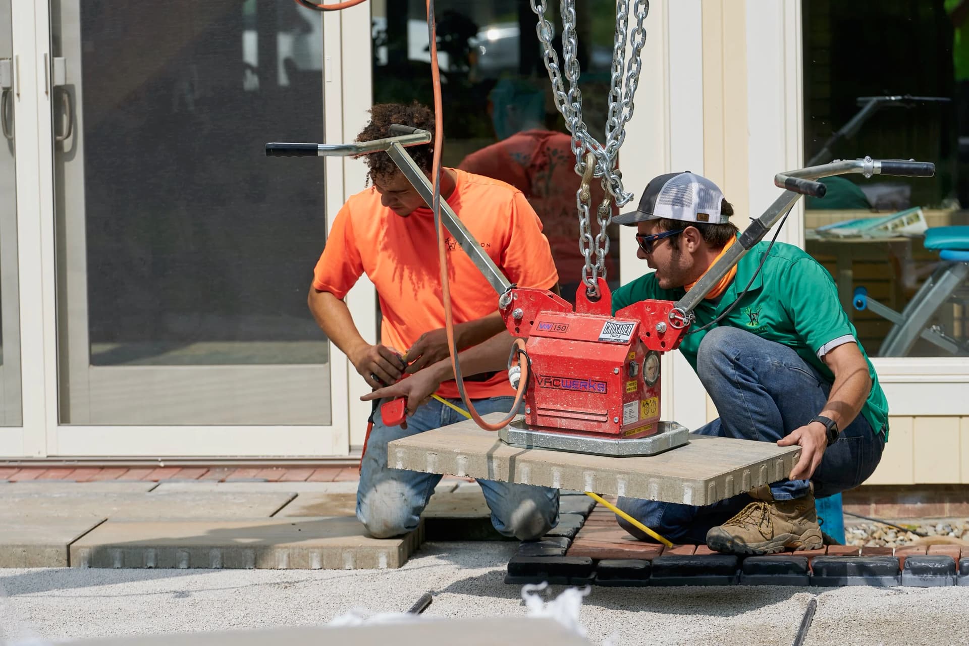 Patio and hardscape installation