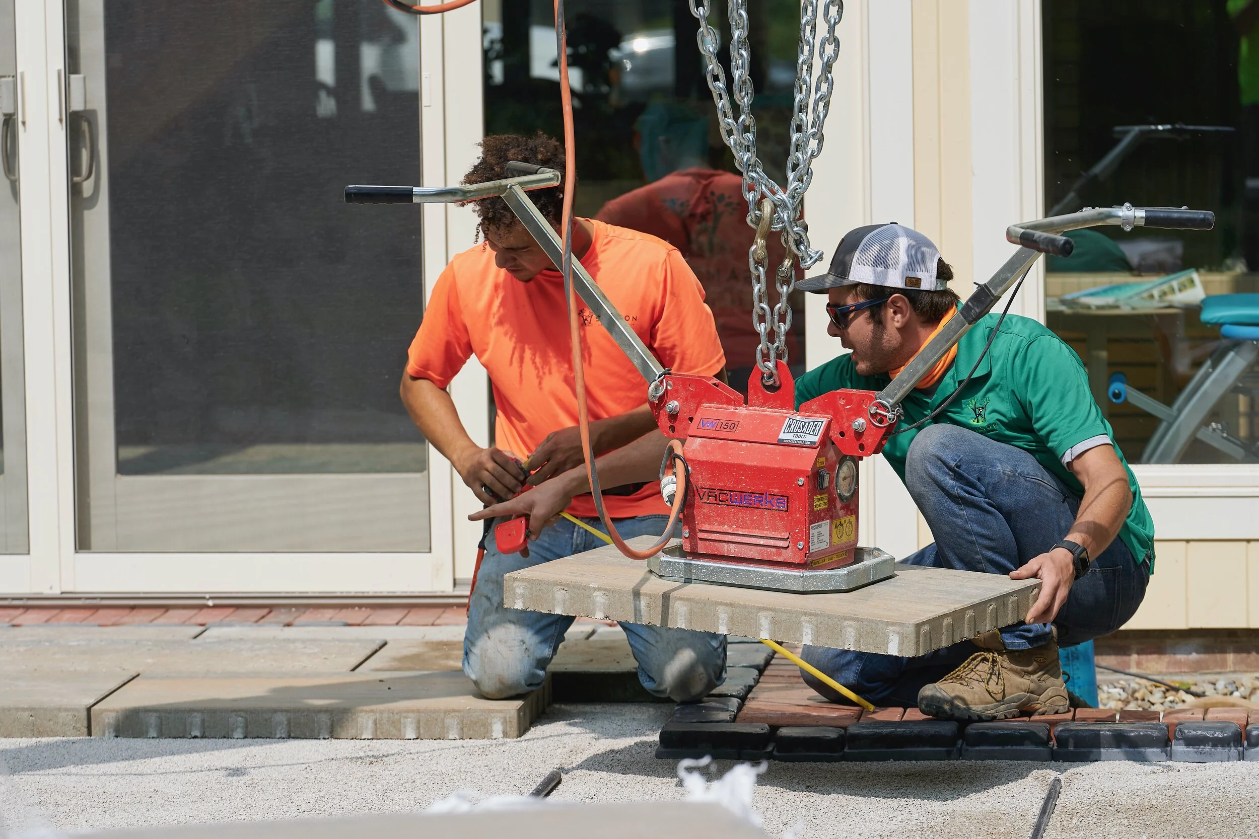 Professional walkway construction